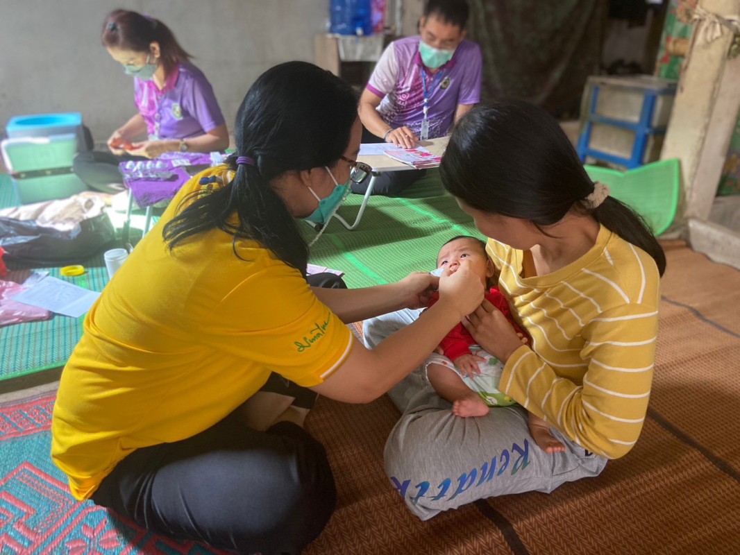 7 มี.ค.67 รพ.สต.บ้านสันป่าไร่ ออกหน่วยฉีดวัคซีนเด็กอายุ 2 เดือน ถึง 4 ปี เขตหมู่ 6 บ้านห้วยกระทิง ต.พระธาตุ จำนวน 13 ราย