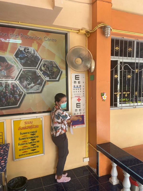 2 เม.ย.67 รพ.สต.บ้านสันป่าไร่ ร่วมกับทีม รพ.แม่ระมาด ตรวจตาผู้สูงอายุ จำนวน 105 ราย