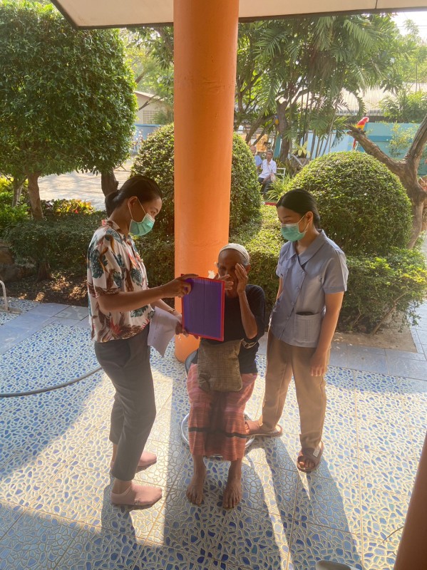 2 เม.ย.67 รพ.สต.บ้านสันป่าไร่ ร่วมกับทีม รพ.แม่ระมาด ตรวจตาผู้สูงอายุ จำนวน 105 ราย