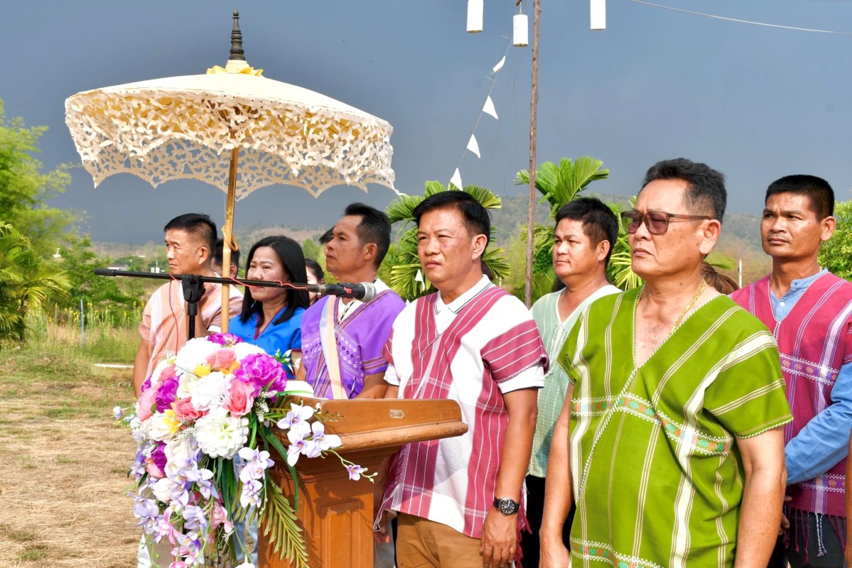 ปลัดองค์การบริหารส่วนจังหวัดตาก เป็นประธานเปิดงานประเพณีนิเทาะซอปกาเกอะญอพระธาตุผาแดง อำเภอแม่สอด ประจำปี 2567