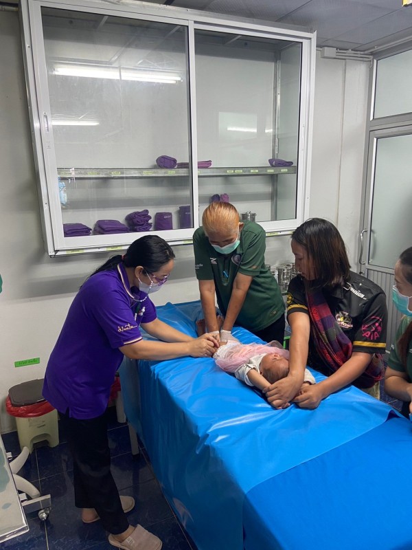 29 พ.ค.67 รพ.สต.บ้านสันป่าไร่ ฉีดวัคซีนป้องกันไข้หวัดใหญ่ กลุ่มเด็ก อายุ 6 เดือน ถึง 3 ปี จำนวน 61 ราย