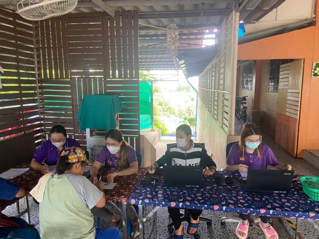 5 มิ.ย.67 รพ.สต.บ้านสันป่าไร่ ฉีดวัคซีนป้องกันไข้หวัดใหญ่ ประชาชนกลุ่มเสี่ยง จำนวน 57 ราย