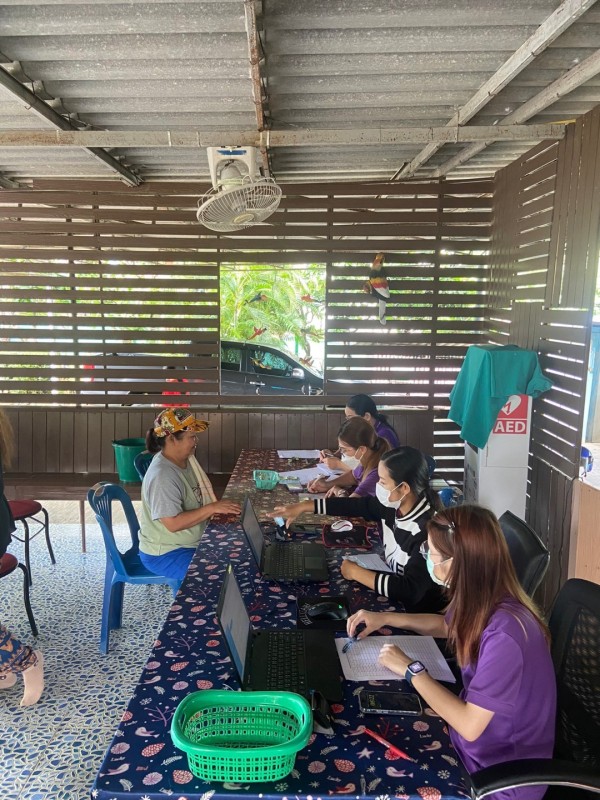 5 มิ.ย.67 รพ.สต.บ้านสันป่าไร่ ฉีดวัคซีนป้องกันไข้หวัดใหญ่ ประชาชนกลุ่มเสี่ยง จำนวน 57 ราย