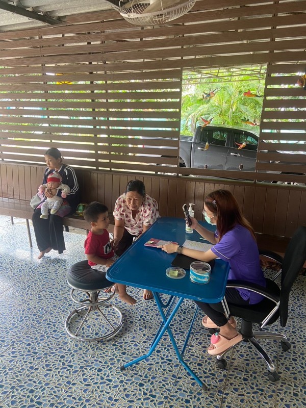 12 มิ.ย.67 รพ.สต.บ้านสันป่าไร่ ฉีดวัคซีนเด็ก อายุ 2 เดือน ถึง 4 ปี จำนวน 36 ราย และตรวจสุขภาพช่องปาก,เคลือบฟลูออไรด์,เจาะเลือดตรวจความเข้มข้นของเลือด(hct),จ่ายยา para syr , ferrous syr และยืนยันตัวตน(Authen)