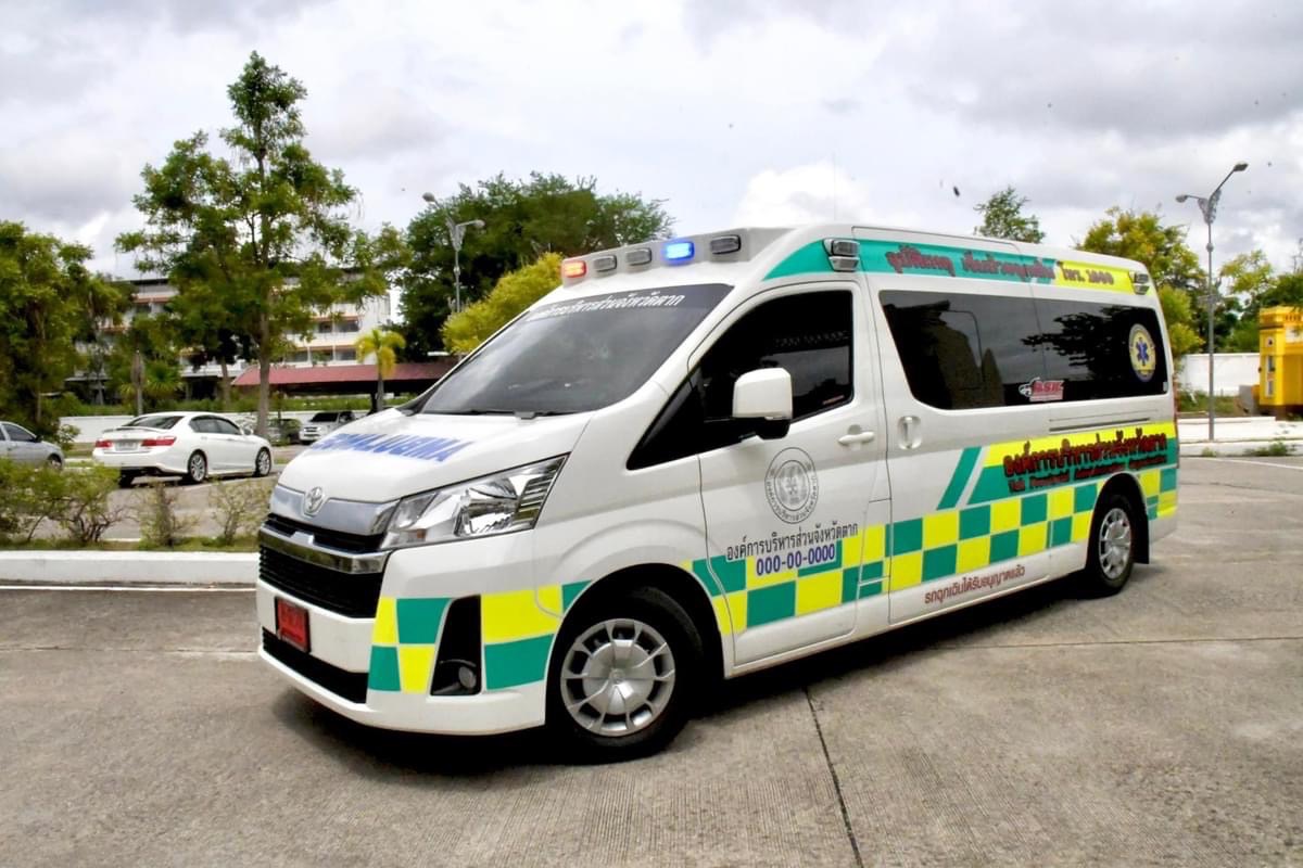 อบจ.ตาก จัดซื้อรถพยาบาล เพื่อเพิ่มศักยภาพการปฏิบัติงานด้านการแพทย์ฉุกเฉิน 