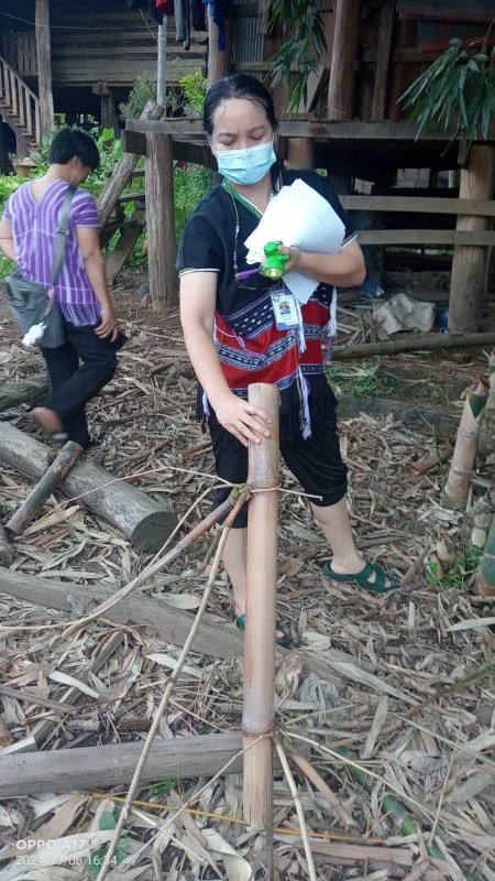 6 ก.ย. 67 เวลา 17.00 น. นางเสาร์แก้ว อ่วมพิทยา เจ้าพนักงานสาธารณสุข รพ.สต.บ้านสันป่าไร่ ร่วมกับอสม.ม.3 บ้านจบปิ และอบต.พระธาตุ ควบคุมโรคไข้เลือดออก รอบที่ 1 เคส R/O DF ดญ.วิพาวี ติ๊บตา