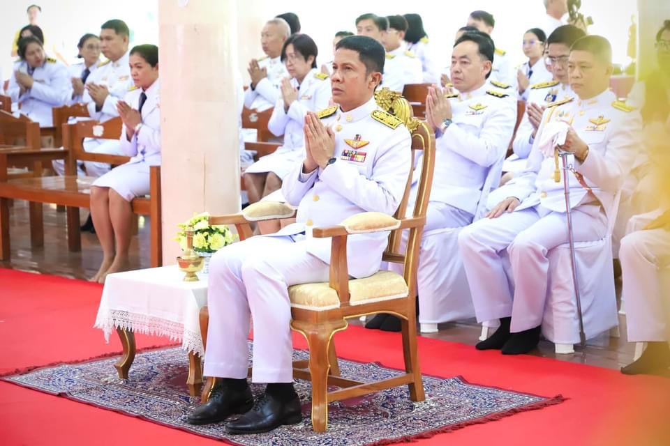 ปลัดองค์การบริหารส่วนจังหวัดตาก เข้าร่วมในพิธี สวดพระพุทธมนต์ถวายเป็นพระราชกุศล พระบาทสมเด็จพระบรมชนกาธิเบศร มหาภูมิพลอดุลยเดชมหาราช บรมนาถบพิตร