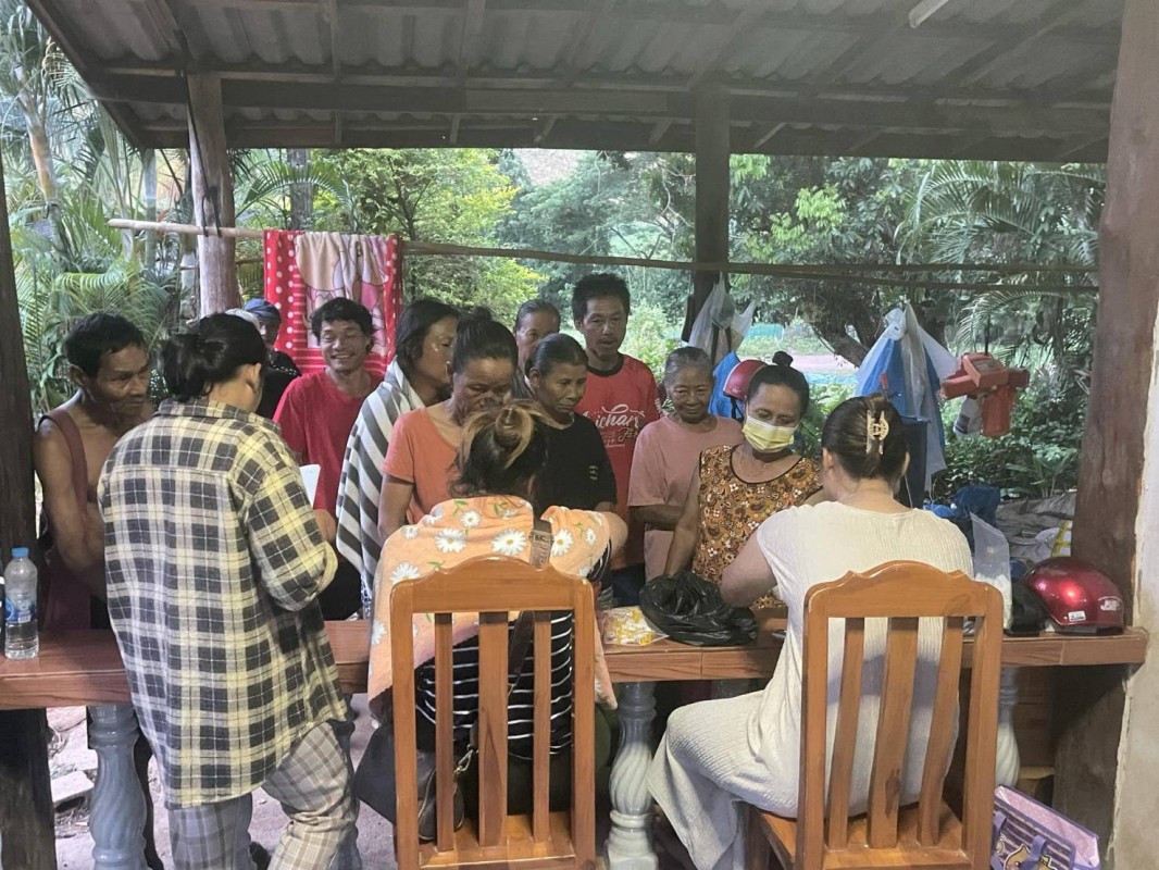 19-20 ตค. 67 อาสาสมัครสาธารณสุข หมู่ที่ 2 บ้านตีนธาตุ คัดกรองกลุ่มเสี่ยงโรคความดันโลหิตสูงและโรคเบาหวาน ในประชากรอายุ 35