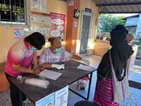 17-18 ธ.ค67 รพ.สต.บ้านสันป่าไร่ เจาะเลือด(screening lab)ผู้ป่วย NCD กลุ่ม 3 โรคความดันโลหิตสูง และกลุ่มสงสัยป่วยจากการคัดกรองประจำปี  อมทั้งตรวจปัสสาวะ , ตรวจคลื่นไฟฟ้าหัวใจ(EKG) , วัดรอบเอว , ยืนยันตัวตน(Authen)