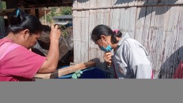 8-9/1/68 รพ.สต.บ้านสันป่าไร่ร่วมกับอาสาสมัครสาธารณสุขหมู่ที่2,3,5,6และ7 สำรวจและทำลายแหล่งเพาะพันธ์ลูกน้ำยุงลาย รอบที่ 1 เดือนมกราคม 2568