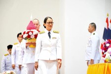 อบจ.ตาก เข้าร่วมพิธีวางพานพุ่มดอกไม้สด เนื่องในวันสมเด็จพระนเรศวรมหาราชฯ