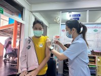 20 ม.ค.68 รพ.สต.บ้านสันป่าไร่ รณรงค์ฉีดวัคซีนป้องกันโรคมะเร็งปากมดลูก(HPV) เข็มที่ 2 ให้แก่ประชาชนกลุ่มเป้าหมาย ในช่วงสัปดาห์รณรงค์