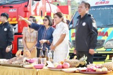 นายก อบจ.ตาก เป็นประธานในพิธีทำบุญศูนย์ป้องกันและบรรเทาสาธารณภัย อบจ.ตาก
