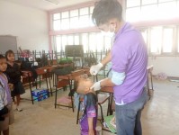 18 ก.พ.68 รพ.สต.บ้านสันป่าไร่ รณรงค์หยอดวัคซีนป้องกันโรคโปลิโอ รอบสอง ในพื้นที่รับผิดชอบ จำนวน 5 หมู่บ้าน ผู้รับบริการ เด็กไทย + เด็กต่างชาติ