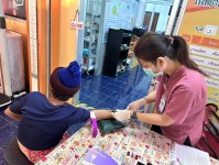 18 ก.พ.68 รพ.สต.บ้านสันป่าไร่ ให้บริการเจาะเลือด,วัดความดันโลหิต ผู้ป่วยโรคความดันโลหิตสูง (กลุ่ม2) 