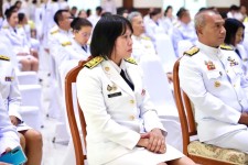 อบจ.ตาก ร่วมพิธีถวายราชสักการะแด่พระบาทสมเด็จพระบรมชนกาธิเบศร มหาภูมิพลอดุลยเดชมหาราช บรมนาถบพิตร เนื่องในวันมาตรฐานฝีมือแรงงานแห่งชาติ ประจำปี 2568