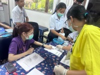 4 มี.ค.68 รพ.สต.บ้านสันป่าไร่ จัดกิจกรรมโครงการตรวจสารเคมีตกค้างในเลือดกลุ่มวัยทำงาน งบกองทุนหลักประกันสุขภาพ โดยมีกิจกรรม เจาะเลือด , จ่ายยาสมุนไพรชาชงรางจืด ผู้ร่วมกิจกรรม 100 คน 