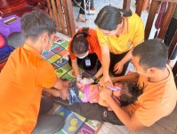 13 มี.ค.68 รพ.สต.บ้านสันป่าไร่ ออกหน่วยให้บริการฉีดวัคซีนเด็ก อายุ 2 เดือน ถึง 4 ปี เขต สสช.ห้วยกระทิง(หมู่ 6 ต.พระธาตุ) จำนวน 12 คน และเจาะเลือดตรวจ Hct , จ่ายยา para syr และ ferrous syr