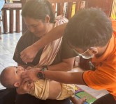 13 มี.ค.68 รพ.สต.บ้านสันป่าไร่ ออกหน่วยให้บริการฉีดวัคซีนเด็ก อายุ 2 เดือน ถึง 4 ปี เขต สสช.ห้วยกระทิง(หมู่ 6 ต.พระธาตุ) จำนวน 12 คน และเจาะเลือดตรวจ Hct , จ่ายยา para syr และ ferrous syr