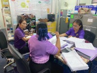 1 เม.ย.68 รพ.สต.บ้านสันป่าไร่ รับการตรวจสอบ ติดตาม งานการเงินและคลังยา จาก กองคลัง อบจ.ตาก