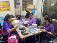 1 เม.ย.68 รพ.สต.บ้านสันป่าไร่ รับการตรวจสอบ ติดตาม งานการเงินและคลังยา จาก กองคลัง อบจ.ตาก