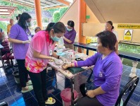 22 เม.ย.68 รพ.สต.บ้านสันป่าไร่ เจาะเลือดผู้ป่วยโรคเบาหวาน จำนวน 21 ราย