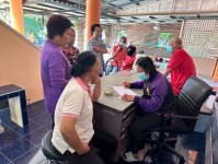 22 เม.ย.68 รพ.สต.บ้านสันป่าไร่ เจาะเลือดผู้ป่วยโรคเบาหวาน จำนวน 21 ราย