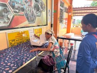 22 เม.ย.68 รพ.สต.บ้านสันป่าไร่ เจาะเลือดผู้ป่วยโรคเบาหวาน จำนวน 21 ราย