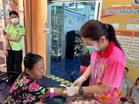 22 เม.ย.68 รพ.สต.บ้านสันป่าไร่ เจาะเลือดผู้ป่วยโรคเบาหวาน จำนวน 21 ราย