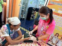 22 เม.ย.68 รพ.สต.บ้านสันป่าไร่ เจาะเลือดผู้ป่วยโรคเบาหวาน จำนวน 21 ราย