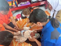 15 พ.ค.2568 รพ.สต.บ้านสันป่าไร่ ออกหน่วยฉีดวัคซีนเด็ก อายุ 2 เดือน ถึง 4 ปี เขต สสช.ห้วยกระทิง (หมู่ 6 ตำบลพระธาตุ)จำนวน 12 ราย ,เจาะเลือดตรวจ hct , จ่ายยา para syr , ferrous syr และ ประชุม อสม.หมู่ 6 บ้านห้วยกระทิง