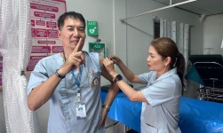 26 พ.ค.68 รพ.สต.บ้านสันป่าไร่ ฉีดวัคซีนป้องกันไข้หวัดใหญ่ ประจำปี 2568 ให้แก่ จนท.จำนวน 9 ราย