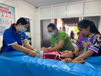 30 พ.ค.68 รพ.สต.บ้านสันป่าไร่ รณรงค์ฉีดวัคซีนป้องกันไข้หวัดใหญ่ กลุ่มเสี่ยง (เด็กอายุ 6 เดือน ถึง 2ปี 11 เดือน) จำนวน 70 ราย