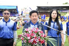 นายกจอย อบจ.ตาก สนับสนุนการแข่งขันกีฬาเยาวชนระดับอำเภอ อำเภอแม่สอด