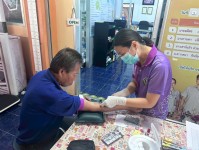 17 มิ.ย.68 รพ.สต.บ้านสันป่าไร่ เจาะเลือดผู้ป่วยโรคความดันโลหิตสูง กลุ่มที่ 3 จำนวน 21 ราย