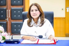  นายกจอย นายก อบจ.ตาก เป็นประธานในพิธีมอบ spinal board จากมูลนิธิการแพทย์ฉุกเฉินแห่งชาติ (มพฉ.)