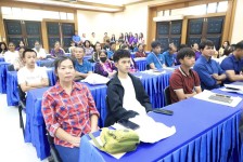 นายกจอย นายก อบจ.ตาก เป็นประธานในพิธีเปิดโครงการฝึกอบรมส่งเสริมให้ความรู้ด้านการปฎิบัติตามหลักศาสนาคริสต์