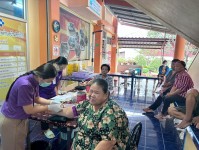 22 ก.ค.68 รพ.สต.บ้านสันป่าไร่ ให้บริการ เจาะเลือด , วัดความดันโลหิต ผู้ป่วยโรคเบาหวาน (NCD กลุ่ม 1 ) จำนวน 22 ราย