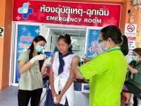 23 ก.ค.68 รพ.สต.บ้านสันป่าไร่ ฉีดวัคซีนให้แก่นักเรียน ชั้น ป.1 และ ป.2 ปีการศึกษา 2568 (ที่ไม่มีประวัติการได้รับวัคซีน/มีประวัติได้รับวัคซีนไม่ครบตามเกณฑ์) ครั้งที่ 1 จำนวน 4 ร.ร. 28 ราย