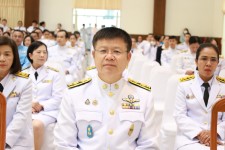 อบจ.ตาก เข้าร่วมพิธีเจริญพระพุทธมนต์และทำบุญตักบาตรถวายพระราชกุศล (ข้าวสาร อาหารแห้ง) เฉลิมพระเกียรติสมเด็จพระนางเจ้าสิริกิติ์ พระบรมราชินีนาถ พระบรมราชชนนีพันปีหลวง เนื่องในโอกาสวันเฉลิม