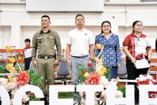 นายกจอย เปิดอาคารโรงพละศึกษา 1,000 ที่นั่ง ให้คณะครูและนักเรียนโรงเรียนมัธโนทัย ใช้ในการแข่งขันกีฬาสีภายใน ประจำปี 2568