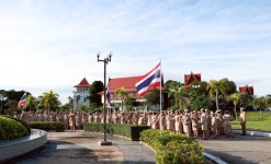 นายก อบจ.ตาก นำข้าราชการ พนักงานจ้าง ลูกจ้าง ในสังกัด อบจ.ตาก จัดกิจกรรมเนื่องในวันพระราชทานธงชาติไทย 28 กันยายน 2568