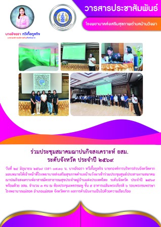 วันที่ 24 มิถุนายน 2569 (บ้านวังผา) งาน 2