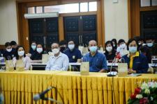 นายณัฐวุฒิ ทวีเกื้อกูลกิจ นายกองค์การบริหารส่วนจังหวัดตาก ร่วมต้อนรับและแสดงความยินดี กับนางสาวเปรมกมล ธีโรภาส รองปลัดองค์การบริหารส่วนจังหวัดเชียงใหม่