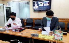 นางวันทนา วิรัชเกษม รองปลัดองค์การบริหารส่วนจังหวัดตาก เข้าร่วมการประชุมคณะกรรมการข้าราชการองค์การบริหารส่วนจังหวัด จังหวัดตาก (ก.จ.จ.ตาก) ครั้งที่ 8/2564 