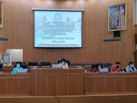 นางวันทนา วิรัชเกษม รองปลัดองค์การบริหารส่วนจังหวัดตาก รักษาราชการแทนปลัดองค์การบริหารส่วนจังหวัดตาก เป็นประธานการประชุมคณะกรรมการสนับสนุนการจัดทำแผนพัฒนาองค์การบริหารส่วนจังหวัดตาก ครั้งที่ 3/2564