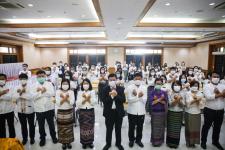 นายณัฐวุฒิ ทวีเกื้อกูลกิจ นายก องค์การบริหารส่วนจังหวัดตาก เป็นประธานในพิธีเปิดกิจกรรม “ อบจ.ตาก ไม่ทนต่อการทุจริต ”