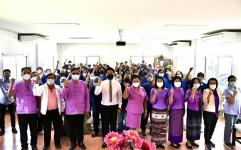 รองนายก อบจ.ตาก เป็นประธานในพิธีเปิดโครงการฝึกอบรมเพื่อส่งเสริมการพัฒนาคุณภาพชีวิตผู้สูงอายุ ประจำปีงบประมาณ พ.ศ. 2565 รุ่นที่ 2