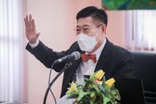 เป็นประธานในพิธีเปิดโครงการฝึกอบรมเสริมสร้างครอบครัวเข้มแข็งของสตรีและบุคคลในครอบครัว ประจำปีงบประมาณ พ.ศ. 2565 รุ่นที่ 1