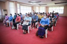 นายกองค์การบริหารส่วนจังหวัดตาก เป็นประธานในพิธีเปิดโครงการฝึกอบรมเสริมสร้างครอบครัวเข้มแข็งของสตรีและบุคคลในครอบครัว ประจำปีงบประมาณ พ.ศ. 2565 รุ่นที่ 2